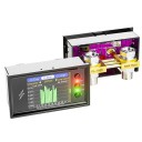 Digitální detektor kapacity CW20 500 A WiFi Tuya s časovačem a hlasovým ovládáním DC 0-420 V barevný displej černá pro monitoring baterie 1