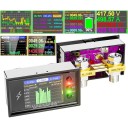Digitální detektor kapacity CW20 500 A WiFi Tuya s časovačem a hlasovým ovládáním DC 0-420 V barevný displej černá pro monitoring baterie 2