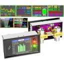 Digitální detektor kapacity CW20 600 A WiFi Tuya s časovačem a hlasovým ovládáním DC 0-420 V barevný displej černá pro monitoring baterie 2