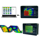 Digitální infračervená termokamera Měření teploty 32 x 24 pixelů Rozsah -40 až 300 °C LCD displej a USB připojení k PC a telefonu Černá 7