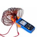 Digitální klešťový měřič 3v1 s osciloskopem a záznamníkem, 1000 A AC/DC True RMS, automatický rozsah, modro-oranžový, pro elektrikáře 7