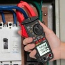 Digitální klešťový měřič střídavého proudu 4000 měřicích bodů multimetr ampérmetr napěťový tester s funkcí NCV a měření kapacity 12