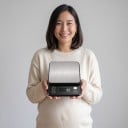 Digitální kuchyňská váha s LCD displejem, plně vodotěsná, 3 kg / 0,1 g, nerezová ocel, černá se stříbrnou, na pečení a vážení potravin 4