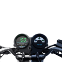 Digitální LED tachometr na motorku CG125 pro Honda 2000 až 2008 rychlost do 199 km/h ODO 99 999 km 12V černý přepínání km i mph 2