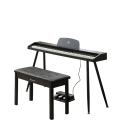 Digitální piano 88 kláves s kladívkovou mechanikou, elektrické piano plné velikosti se 3 pedály, stojanem a lavicí pro domácí hraní a výuku 1