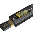 Digitální tester baterií 1,2–4,8 V a 9 V Přenosný měřič stavu baterií 9,5 x 3,9 x 1,8 cm Tester akumulátorů a článků 4