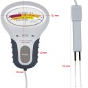 Digitálny 2v1 merač chlóru a pH PC-101 Level 122x173x32 mm Oválny tester kvality vody do bazéna a vírivky Prenosný plastový prístroj 2