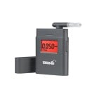 Digitálny alkohol tester s podsvieteným displejom a 20 náhradnými náustkami Presnosť merania 0,1 ‰ Kompaktné rozmery 7,8 x 5,6 x 1,4 cm 3