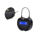 Digitálny časový zámok s LCD displejom 9 cm USB dobíjací čierny univerzálny na zabezpečenie skríň a osobných vecí 2