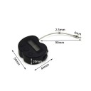 Digitálny časový zámok s LCD displejom 9 cm USB dobíjací čierny univerzálny na zabezpečenie skríň a osobných vecí 5