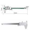 Digitálny posuvný merací prístroj 150 mm s LCD displejom prepínaním mm palcov a zlomkov o rozmeroch 236 x 77 mm s aretáciou a puzdrom 3