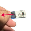 Digitálny teplomer do akvária 7 x 1,5 cm LCD displej Elektronický senzor s presnosťou 0,1 °C Nalepovacie meranie teploty Vonkajšia strana skla 3