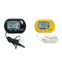Digitálny teplomer do akvária s prísavkou 5,8 x 3,5 cm Vodotesná sonda LCD displej Presné meranie pre korytnačky a plazy -50 °C až 70 °C 5