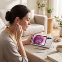 Digitalt otoskop med 4,5 tommer skærm Øre kamera 1080P Linse 3,9 mm 6 LED Hvid Til fjernelse af ørevoks Til børn og voksne 7