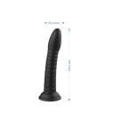 Dildo en caoutchouc taille S en forme de pénis avec ventouse étanche flexible doux design réaliste entretien facile stockage sécurisé 6