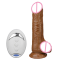 Dildo vibrant cu telecomandă realist Vibrator din silicon cu ventuză 16 x 4 cm 2