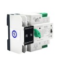 DIN lišta ATS 2P AC 230 V 125 A 143 x 96 mm Automatický přepínač napájení pro domácí FV systémy Nepřerušitelný zdroj 1