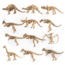 Dinosaur Skeleton Figures 12 pcs 5