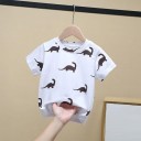 Dinosaur-t-shirt til drenge 6