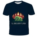 Dinosaur-t-shirt til drenge 1