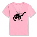 Dinosaur-t-shirt til piger 4