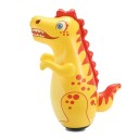 Dinosaurio de boxeo inflable para niños de 90 cm Soporte estable de PVC con base de agua y cámara de aire superior Para diversión 7