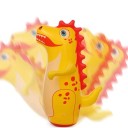 Dinosauro da boxe gonfiabile per bambini 90 cm Supporto in PVC stabile con base d'acqua e camera d'aria superiore Per divertimento 2