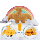 Dinosauro di peluche Pterodattilo Giocattolo carino in stile nugget di pollo Peluche morbido per bambini e amanti della preistoria 2