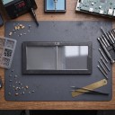 Dioptrikus lupa hegesztőpajzsba 1,25 dioptria Méret 11 x 5,5 cm Vastagság 3 mm Üveg Fekete keret Pontos hegesztéshez 2