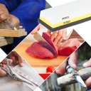 Διπλής όψης ακονιστήρι μαχαιριών 2000/5000 grit από λευκό κορundum με αντιολισθητική βάση ακονιστικός λίθος για λεπτό ακόνισμα κουζινικών εργαλείων 2