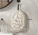 Διπλής στρώσης απορροφητική πετσέτα 24 x 18,5 εκ. Γρήγορα στεγνώνει πετσέτα με κρεμαστό κρίκο Πολυεστέρας πρακτική πετσέτα για την κουζίνα 4