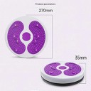 Disco giratorio de masaje para cintura y pies Almohadilla giratoria para moldear el cuerpo y relajar la espalda Ayuda portátil para hacer ejercicio 5