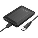Discul HDD Portabil 12 x 8 x 1,4 cm 500 GB cu conexiune USB 3.0 și carcasă neagră mată pentru laptop și PC și console PS5, PS4 și Xbox 5