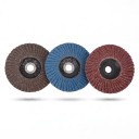 Discuri abrazive laminate 75 mm 3 bucata Orificiu 10 mm Granulație 60 80 și 120 Maro Albastru și Roșu Pentru mini polizor unghiular pentru metal 3