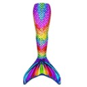 Disfraz de sirena para adultos, aleta de sirena para mujer, disfraz de sirena para nadar 11