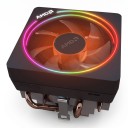 Disipador de CPU AMD original con ventilador RGB retroiluminado TDP hasta 95 W 4pin Tubos de calor de cobre Negro Para procesadores AMD Ryzen 3 5 7 y 3