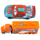 Disney Pixar Cars 2 3 Mack Hauler et Murray Clutchburn Camion et Voiture de Course Jouets Coffret Modèles en Métal pour Enfants 2