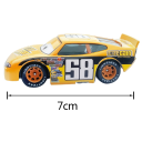 Disney Pixar Cars 2 3 Mack Hauler și Billy Oilchanger Set Jucării Metal Cars pentru copii Camioane Mașină de curse Personaje de film 4