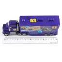 Disney Pixar Cars 2 3, Set mit Mack Hauler und Lee Revkins, Metallspielzeugauto, Onkel Hauler, Filmspielzeug, Kinderspielzeugauto, Sammlersammlung 3