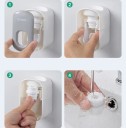 Dispensador automático de pasta de dientes de pared sin perforación con tapa contra el polvo y fácil instalación para un uso higiénico y económico 4