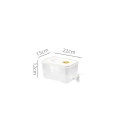 Dispensador de bebidas de plástico para nevera 3,5 l Jarra transparente con grifo hermético Caja para bebidas frías Recipiente para fiestas de bar Nevera 4