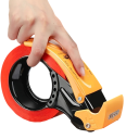 Dispensador de fita adesiva manual Desbobinador metálico para altas cargas Corte e fecho automáticos Fecho eficiente de caixas Várias cores 2