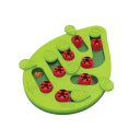 Dispensador de golosinas en forma de rompecabezas para gatos 36 x 24 cm Hoja con placas deslizantes Juguete interactivo de alimentación 2
