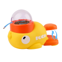 Dispensador de golosinas para perros y gatos 24 x 12 cm Dispensador de plástico en forma de pato con botón de activación 2