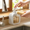 Dispensador de jabón transparente 300 ml 2