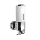 Dispensador de jabón y champú de pared 500ml Dispensador de baño impermeable Bomba de líquido Tornillos y llaves incluidas 4