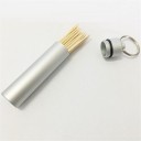 Dispensador de palitos de dente em alumínio 6