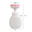 Dispensador de sabão plástico 300 ml sem BPA garrafa vazia de pressão para sabão líquido champô detergente embalagem doméstica de casa de banho 4