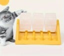 Dispensador interactivo de comida para perros y gatos 18 x 21 x 13 cm rompecabezas giratorio 360° para alimentación lenta y estimulación 5