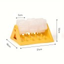 Dispensador interativo de ração para cães e gatos 18 x 21 x 13 cm puzzle rotativo 360° para alimentação lenta e estimulação mental 4